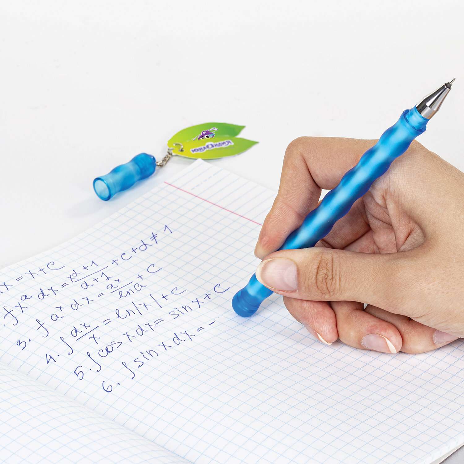 Ручки гелевые Юнландия синие стираемые 4 штуки - фото 11