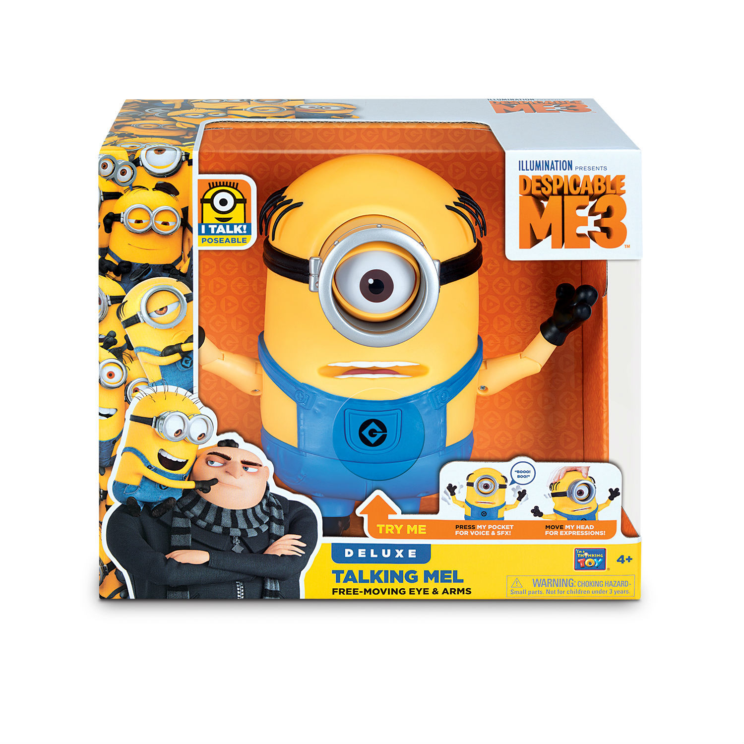 Игрушка Minions Гадкий Я 3 - Говорящие миньоны (мягкое тело) в ассортименте - фото 12