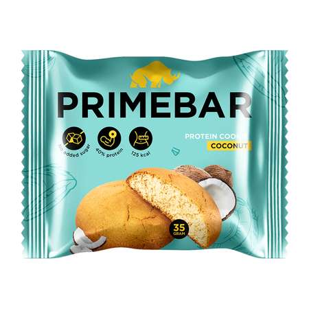 Печенье протеиновое Primebar кокос 35г