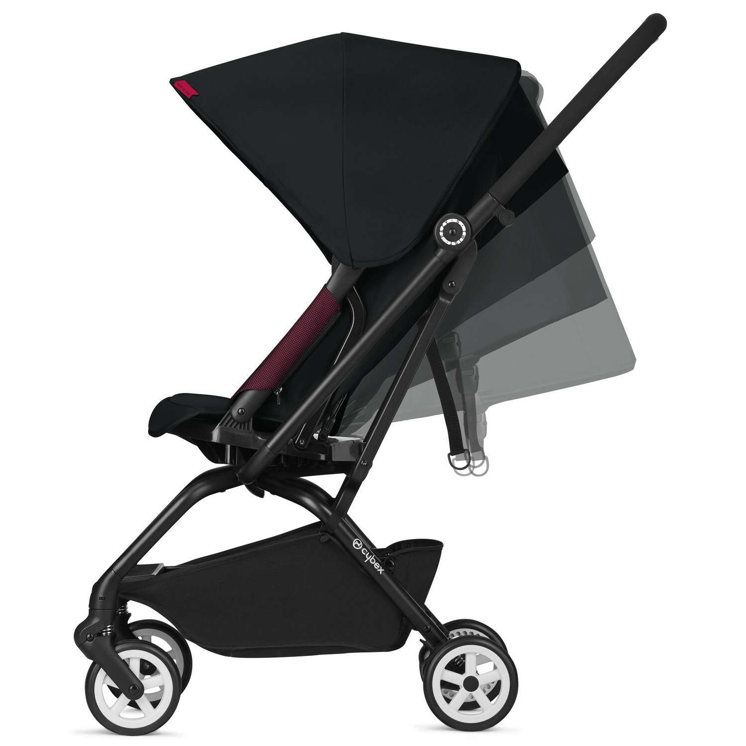 Коляска Cybex Eezy S Twist Fe Ferrari Victory с дождевиком Black - фото 6