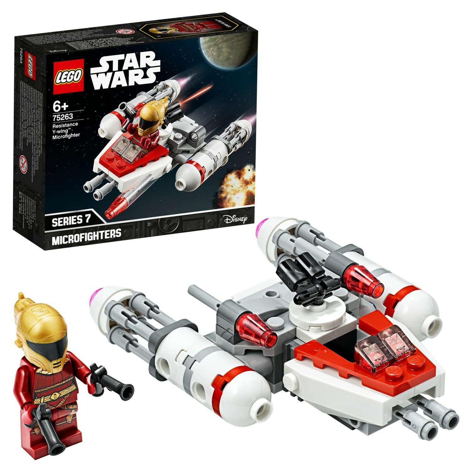 Конструктор LEGO Star Wars Микрофайтеры Истребитель Сопротивления типа Y 75263 - фото 1
