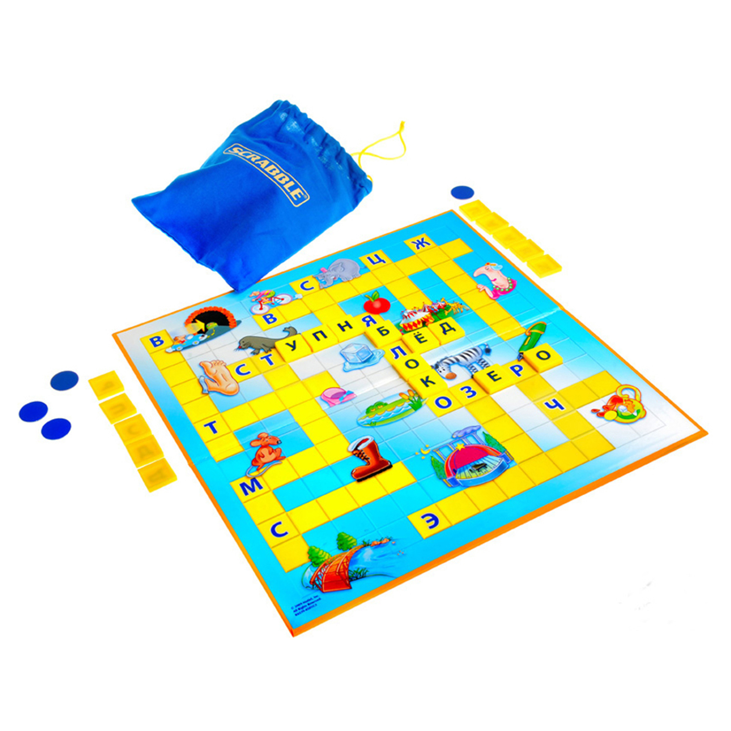 Игра настольная Scrabble (детский) Y9736 - фото 4