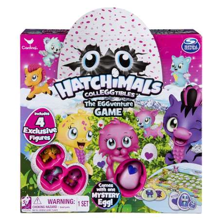 Настольная игра Hatchimals + 4 коллекционные фигурки 98234