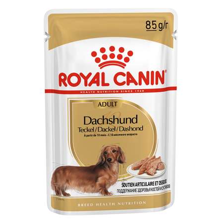 Корм для собак ROYAL CANIN породы такса консервированный 85г