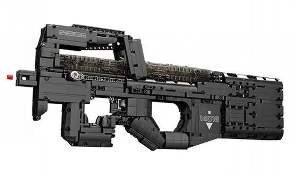 Конструктор Mould King Пистолет-пулемет P90 с электрическим механизмом для стрельбы - фото 8