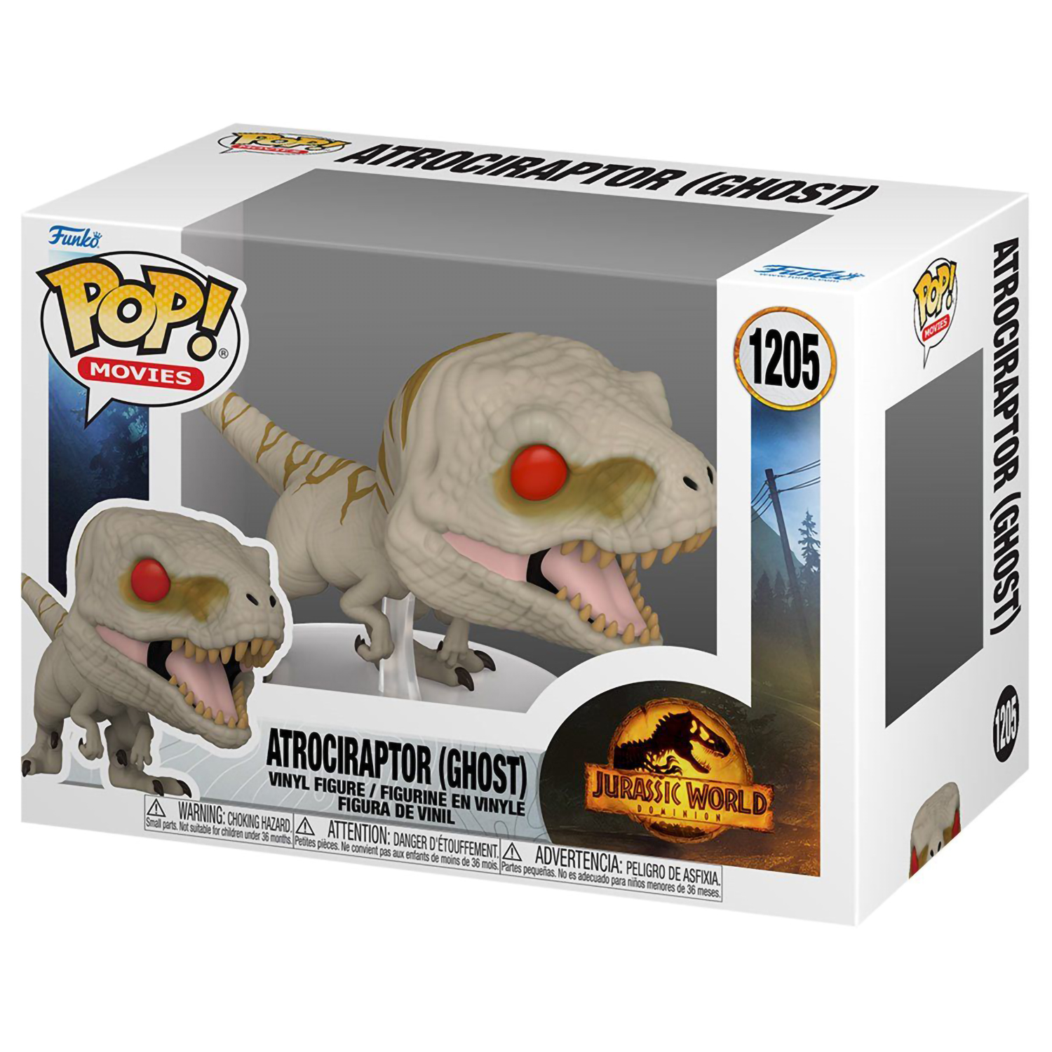 Фигурка Funko POP! Movies Jurassic World Dominion Atrociraptor (Ghost) (1205) 55289 - фото 2