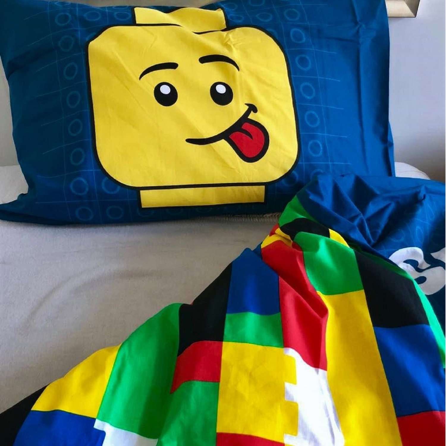 Комплект постельного белья LEGO Classic Head 2предмета LEG224 - фото 7