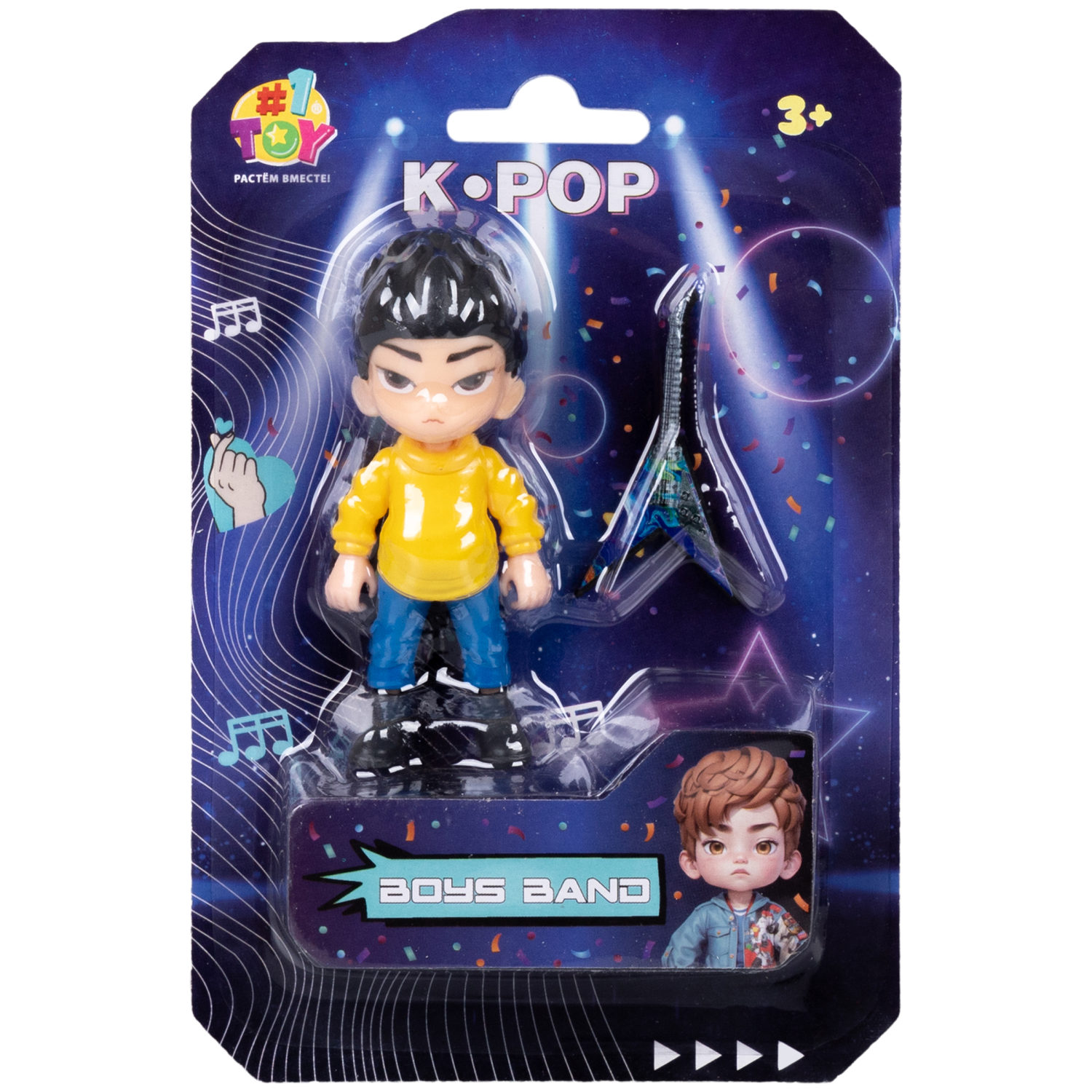 Игрушка сюрприз K-POP Boys band 1TOY Кукла для девочки маленькая фигурка аниме корейская с аксессуаром 1 шт. - фото 8