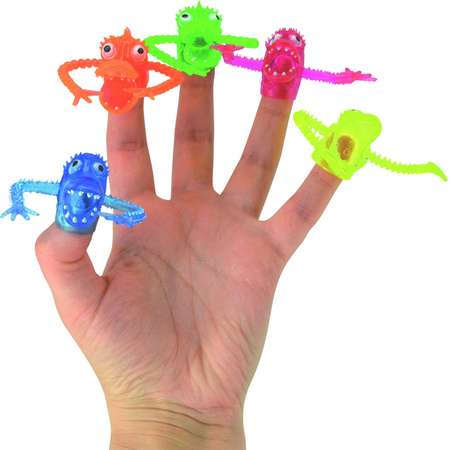 Набор пальчиковых игрушек Bradex Зубастики 5 шт DE 1168