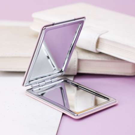 Зеркало карманное iLikeGift Unicorn lovely pink с увеличением
