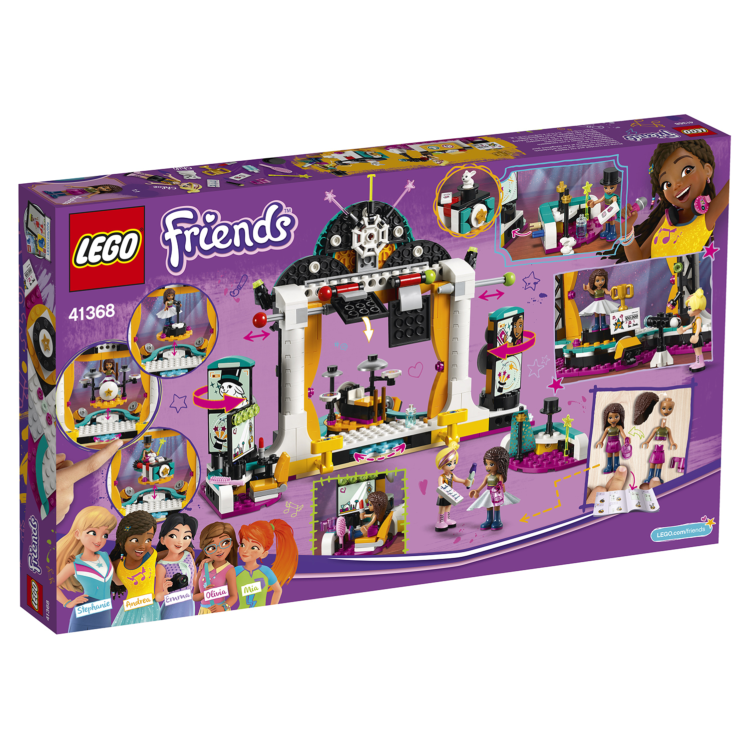 Конструктор LEGO Friends Шоу талантов 41368 - фото 3