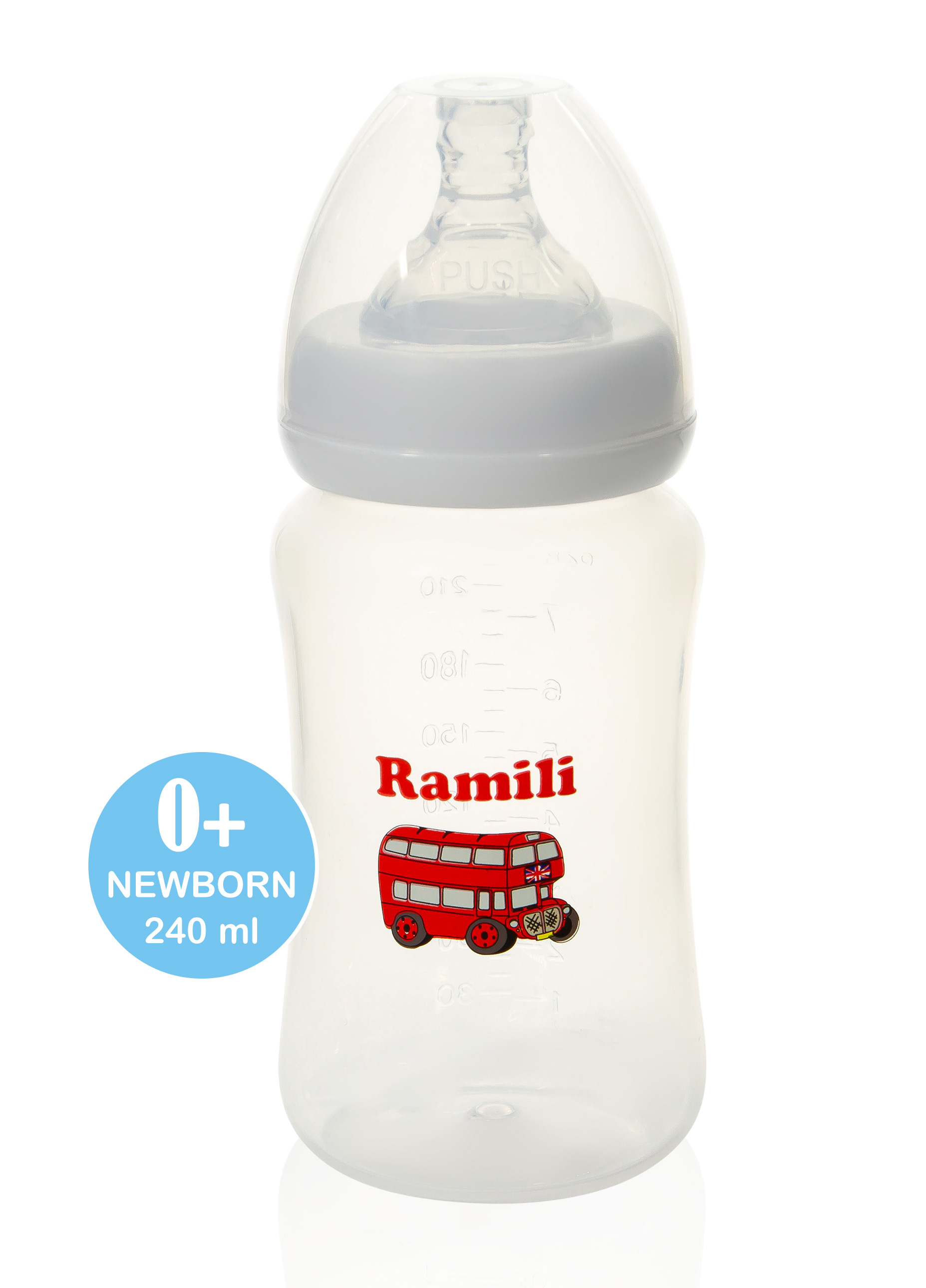 Набор Ramili Противоколиковая бутылочка для кормления Ramili Baby 240ML - фото 4