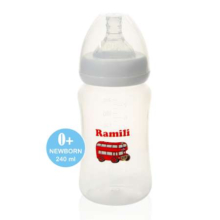 Набор Ramili Противоколиковая бутылочка для кормления Ramili Baby 240ML