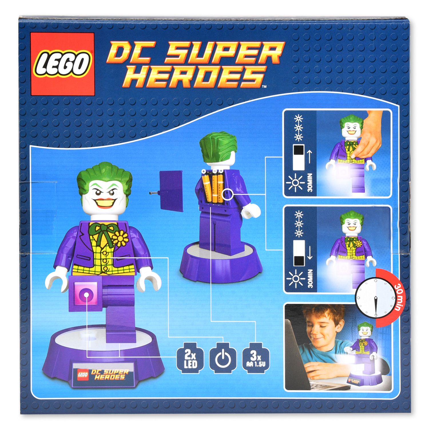 Ночник LEGO Joker Фонарик LGL-TOB19 - фото 3