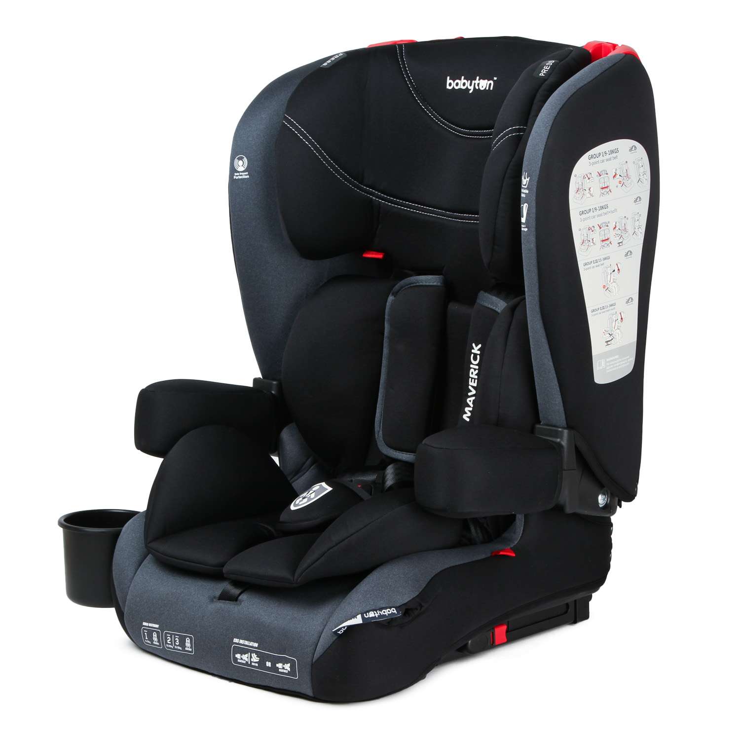 Автокресло Babyton Maverick Black - фото 1