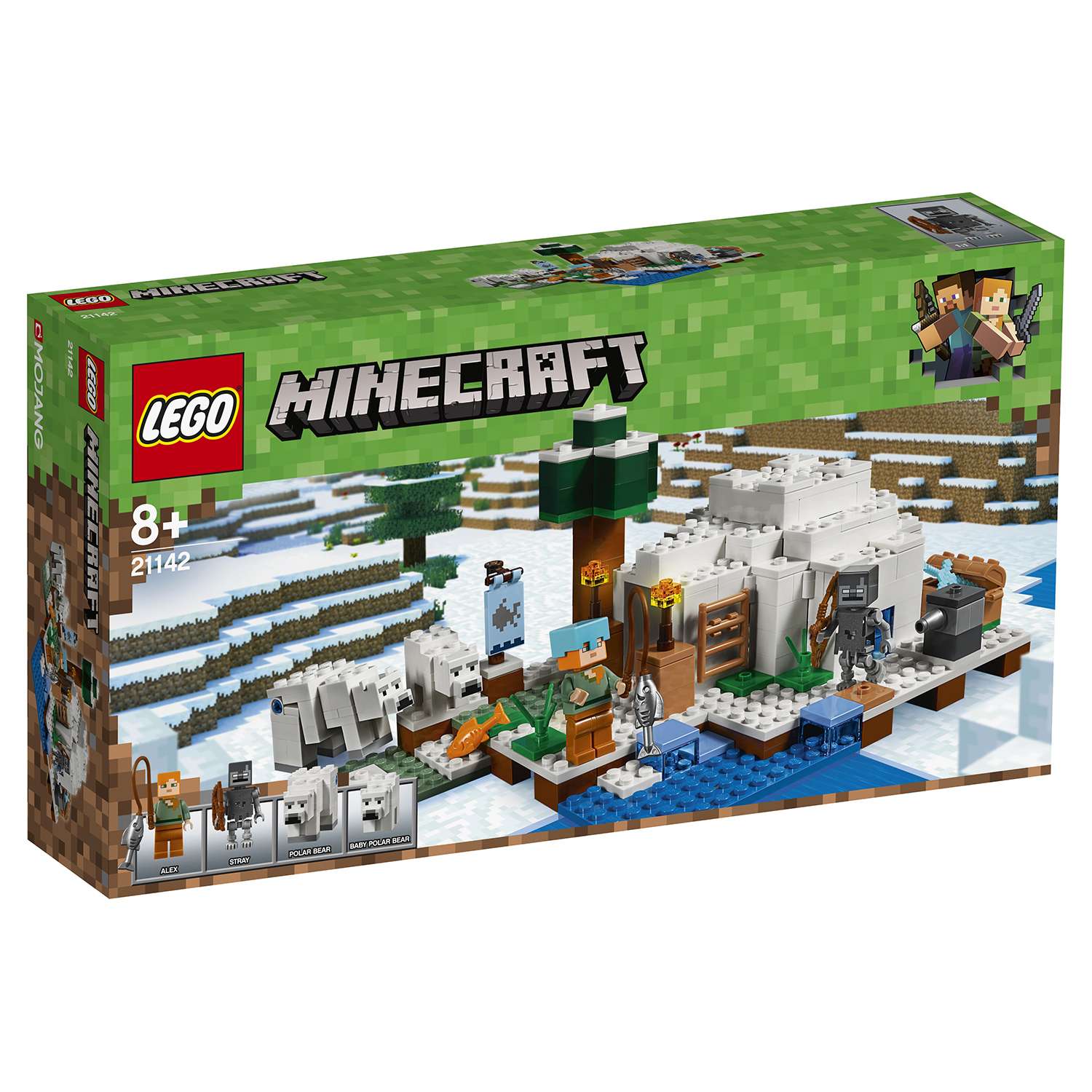Конструктор LEGO Minecraft Иглу 21142 - фото 2