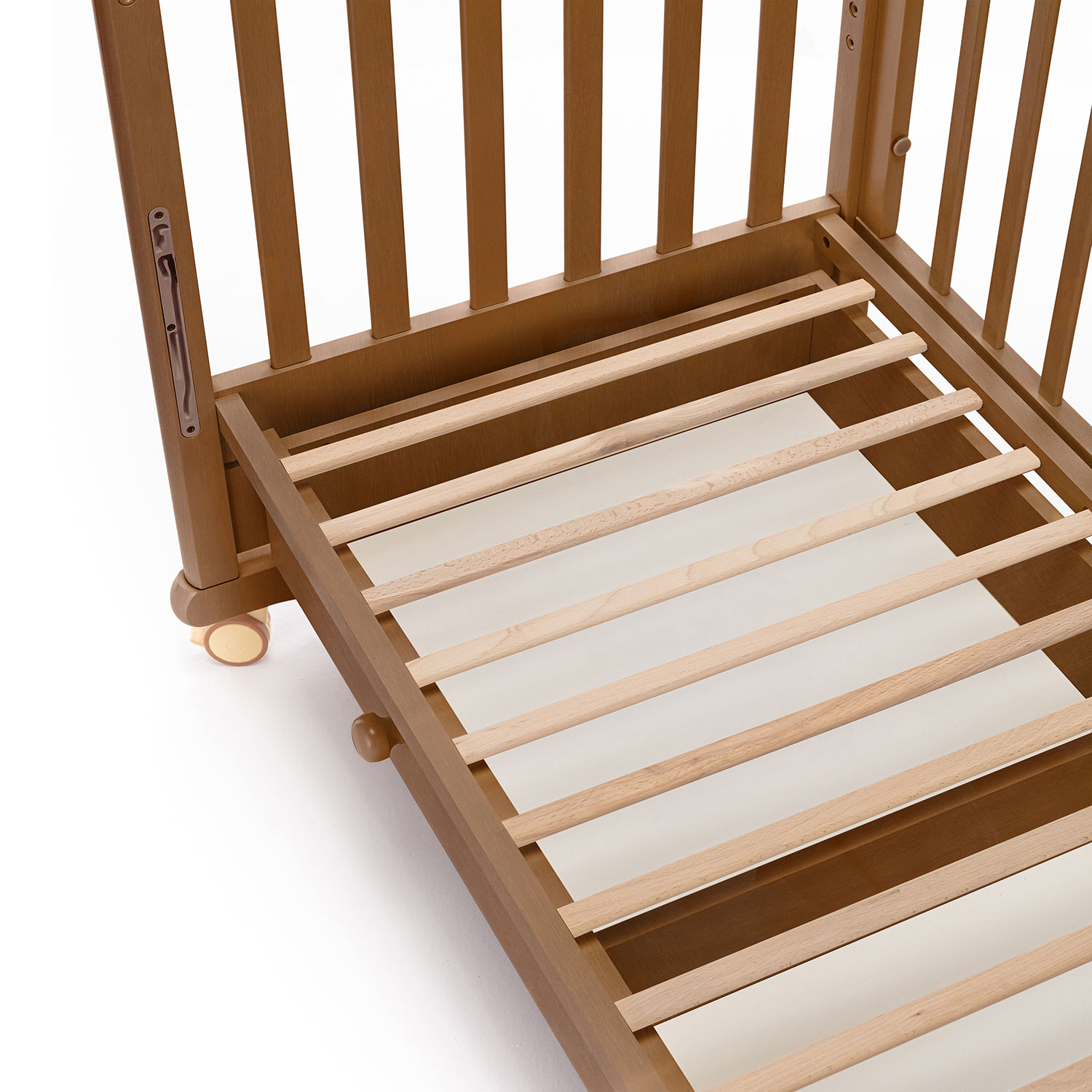 Детская кроватка Nuovita Lusso Dondolo прямоугольная, без маятника (темный орех) - фото 22
