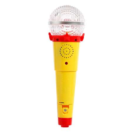 Микрофон Zabiaka звук свет цвет жёлтый