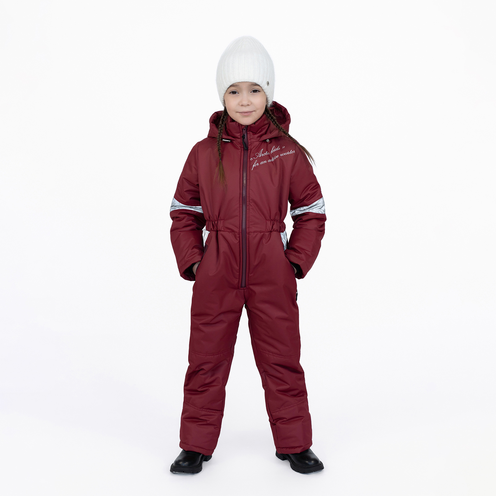 Комбинезон Arctic kids 30-041 бордо - фото 12