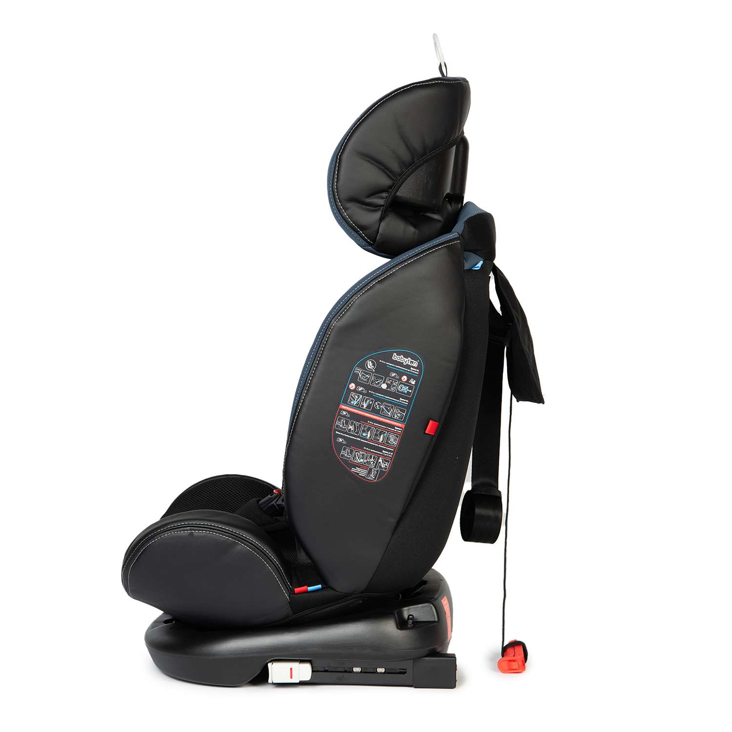 Автокресло Babyton Multi-Stage Black-Blue Isofix 0+/1/2/3 (0-36 кг) - фото 18