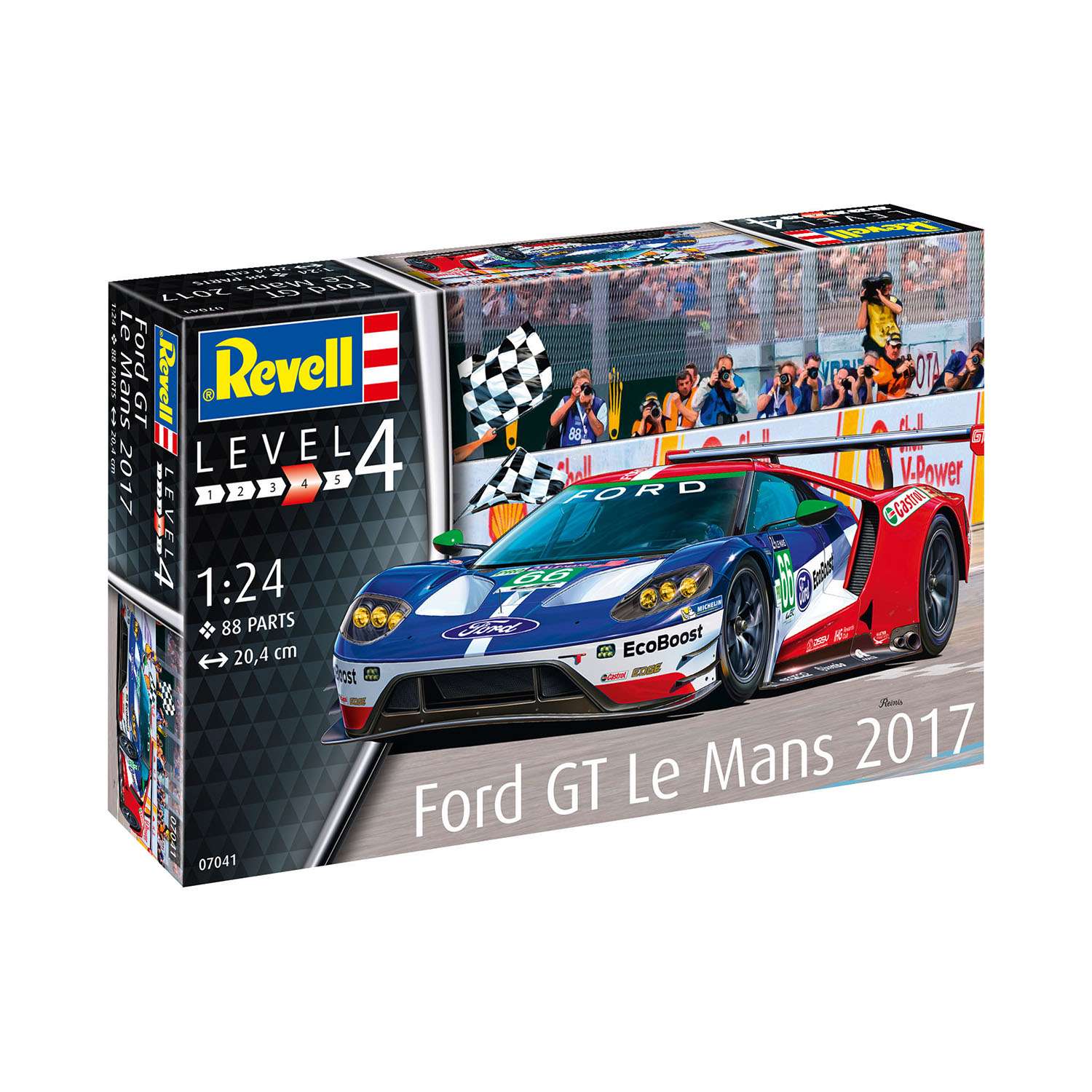 Модель для склейки Revell Автомобиль Ford GT Le Mans 2017 07041 - фото 2