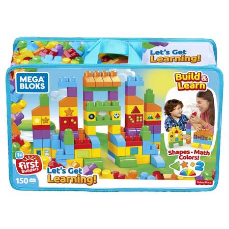 Конструктор Mega Bloks Набор обучающих блоков 150 деталей FVJ49