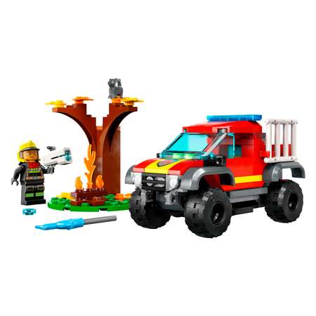 Конструктор детский LEGO City Спасательный пожарный внедорожник 60393