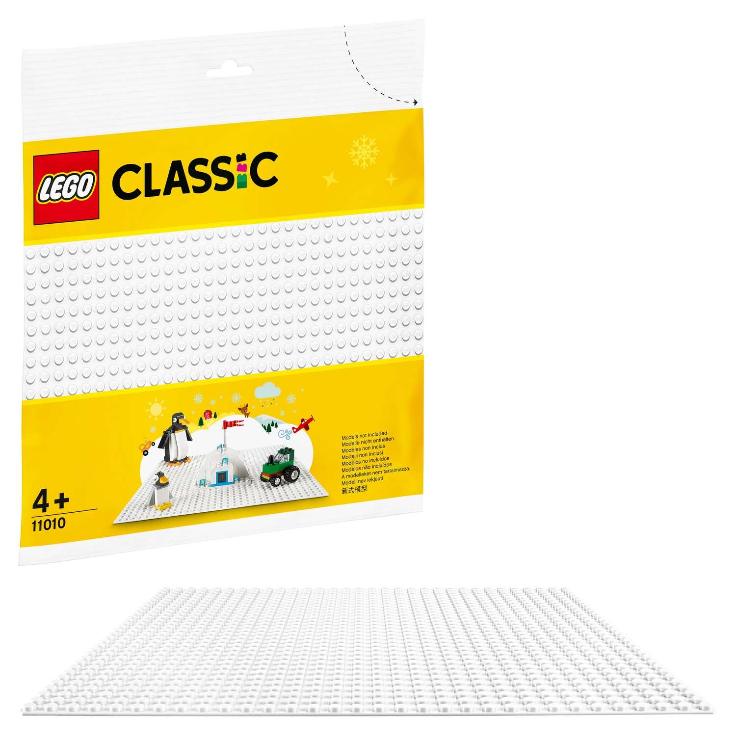 Конструктор LEGO Classic Пластина базовая Белая 11010 - фото 1
