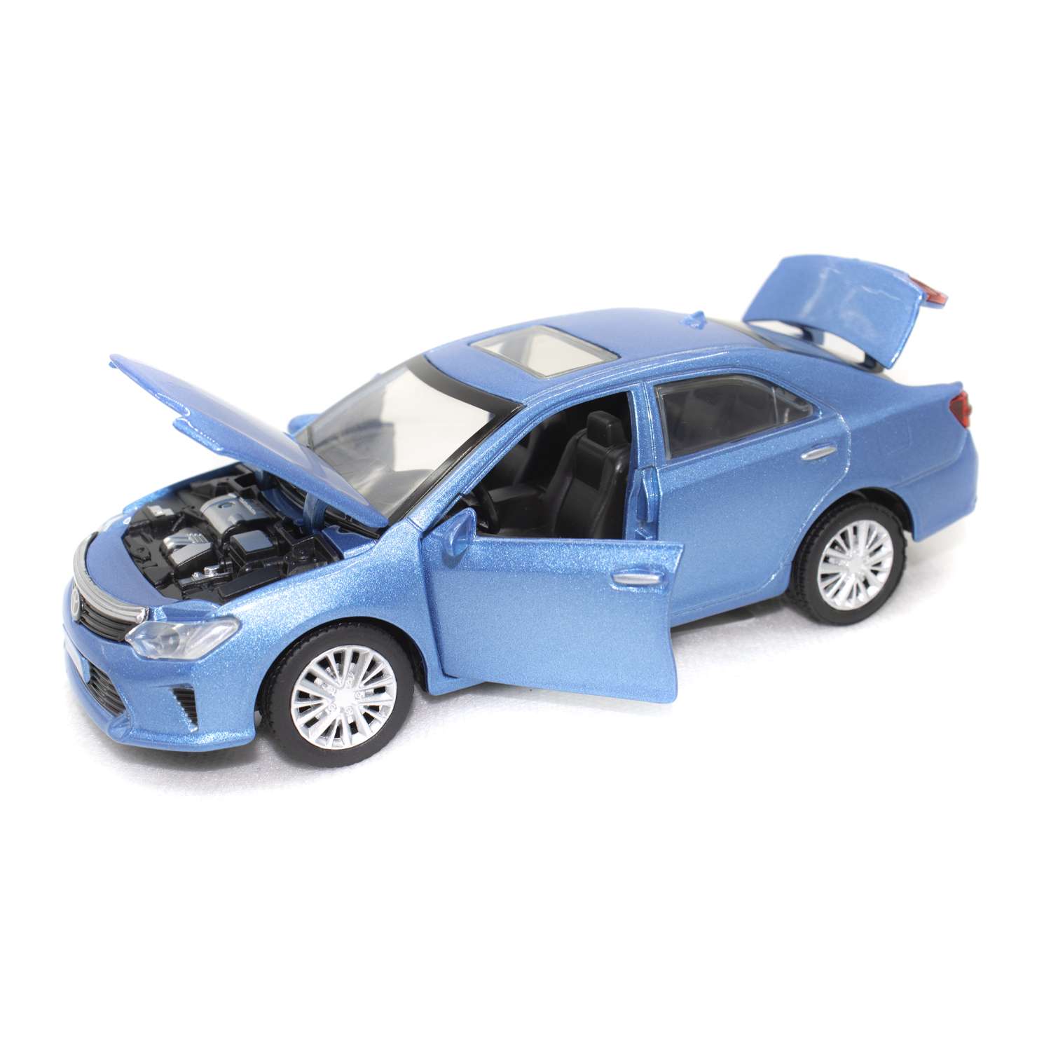 Модель автомобиля KINSMART Тойота голубая АМ0015/1 - фото 2