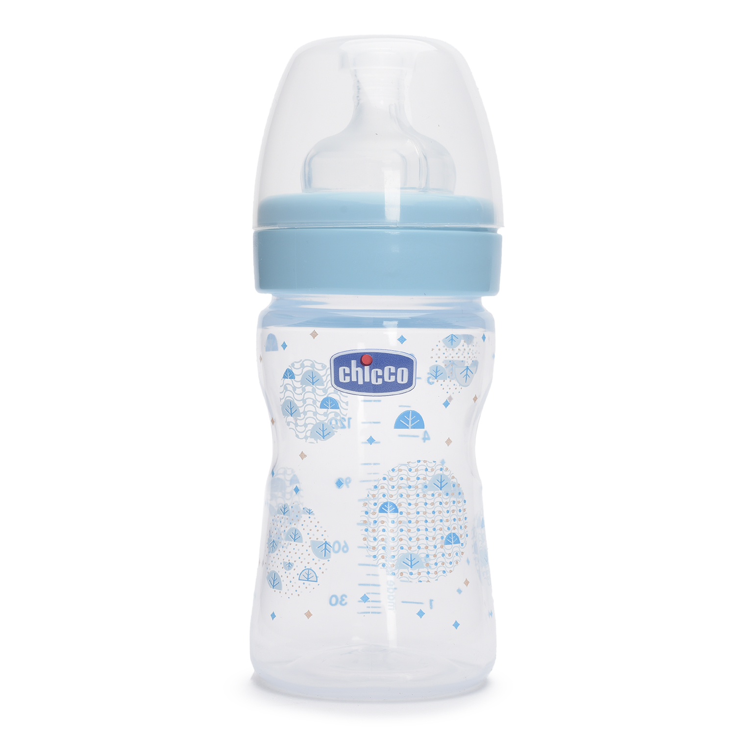 Бутылочка Chicco Well-Being Boy 150 мл 0 мес+ с силиконовой соской (310205112) - фото 1