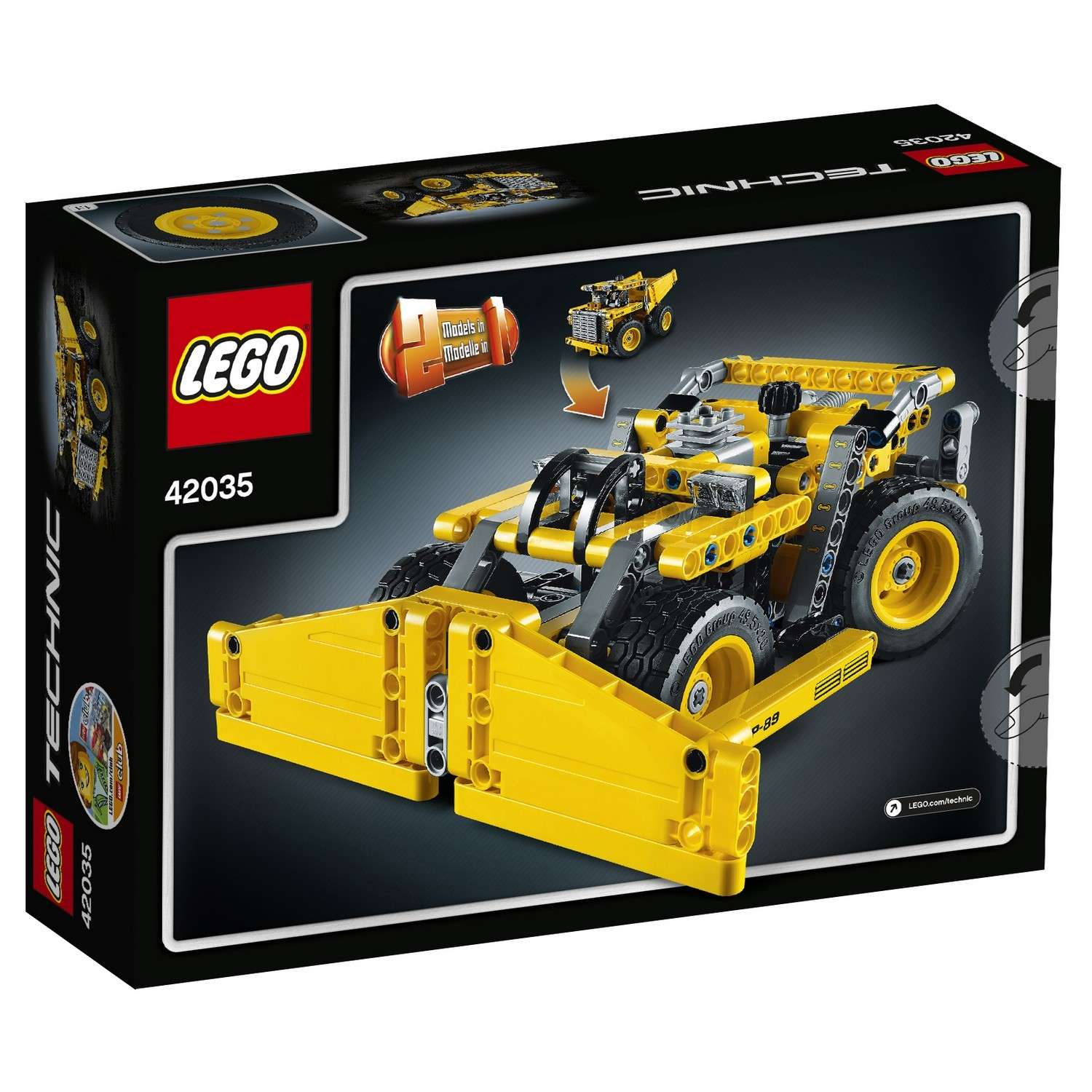Конструктор LEGO Technic Карьерный грузовик (42035) - фото 3