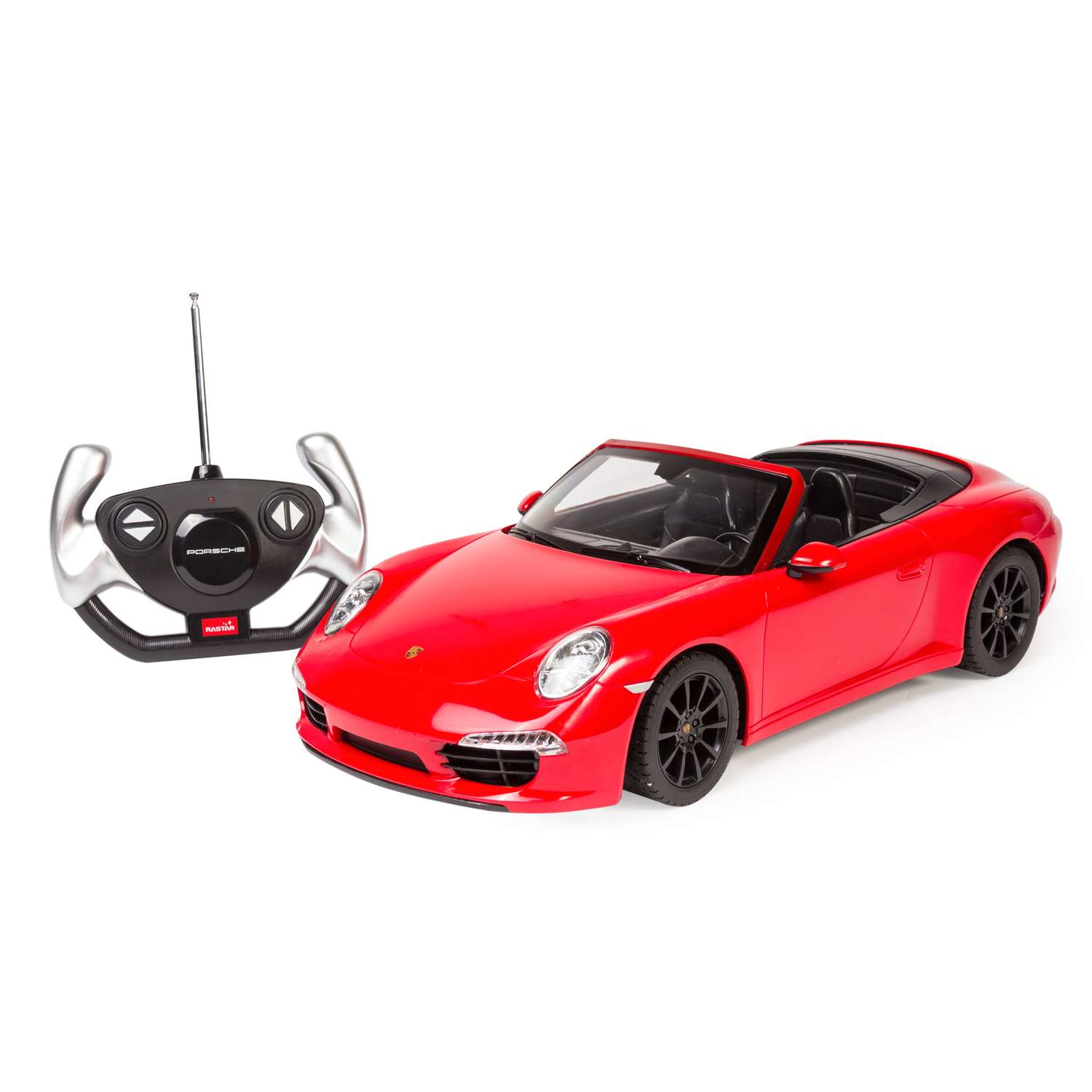 Машина р/у Rastar Porsche 911 CarreraS 1:12 красная - фото 1