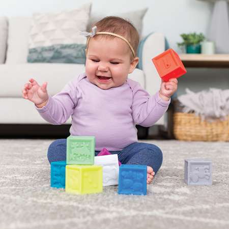 Кубики INFANTINO Развивающие Squeeze and Stack