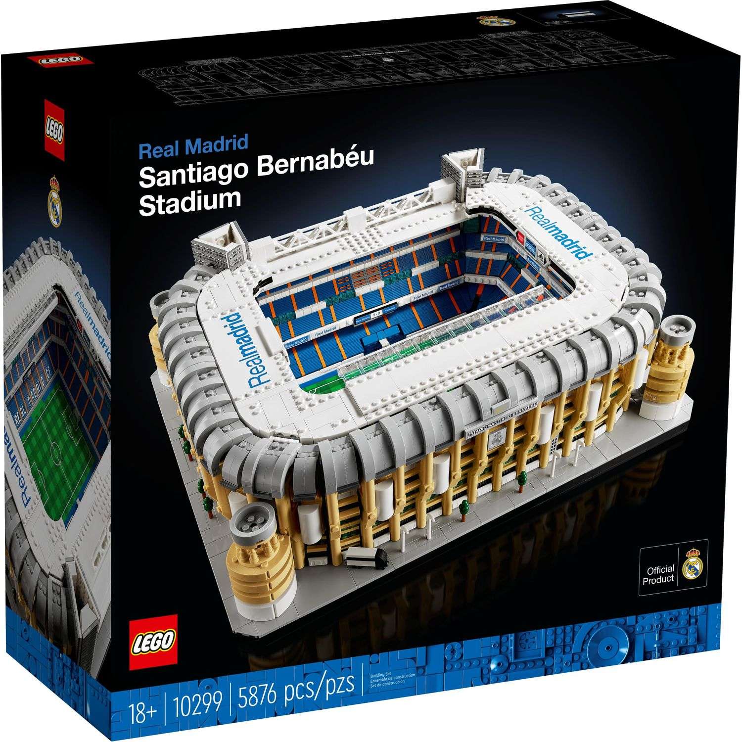 Конструктор LEGO Реал Мадрид Стадион Сантьяго Бернабеу 10299 - фото 1