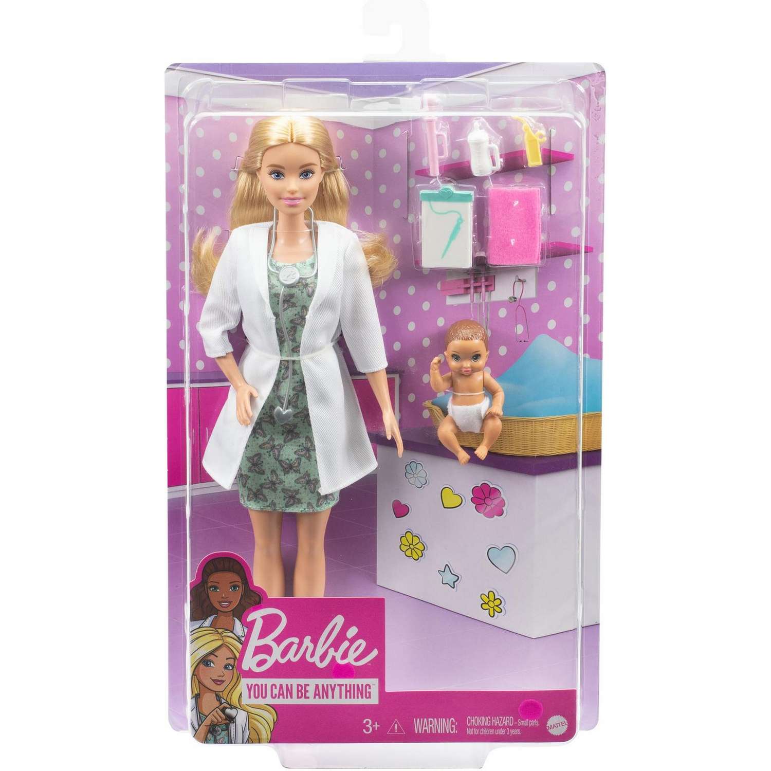 Кукла Barbie Педиатр с малышом-пациентом GVK03 GVK03 - фото 2