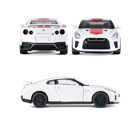 Автомобиль АВТОпанорама Nissan GT R R35 1:32 белый