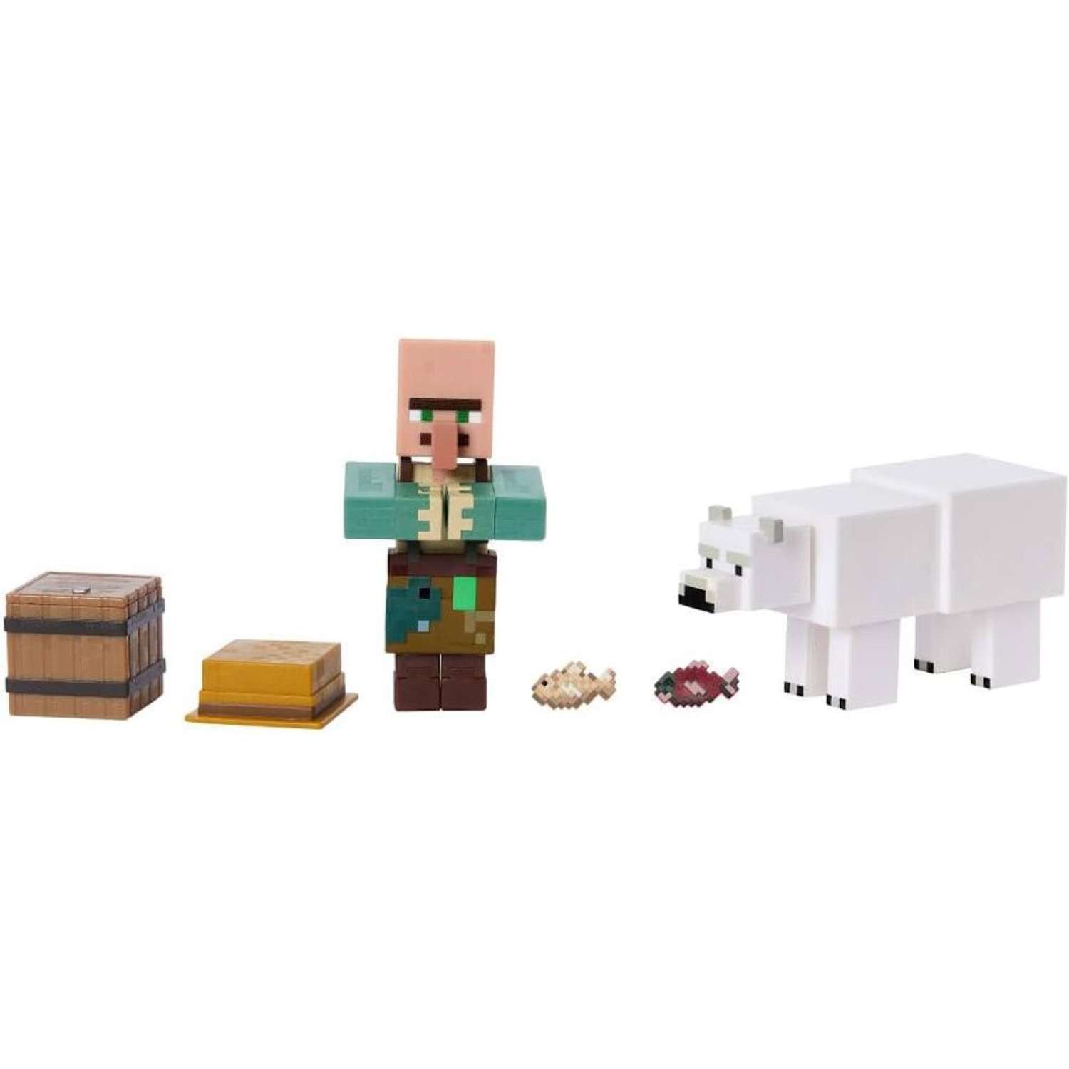 Игровой набор Minecraft Рыбак и Белый медведь - фото 3
