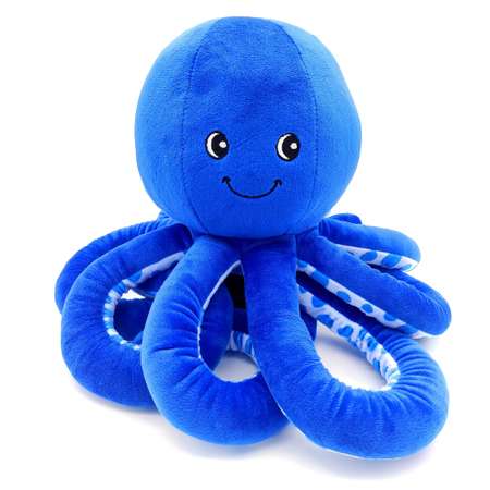Мягкая игрушка МАЛЬВИНА Осьминог 25 см синий