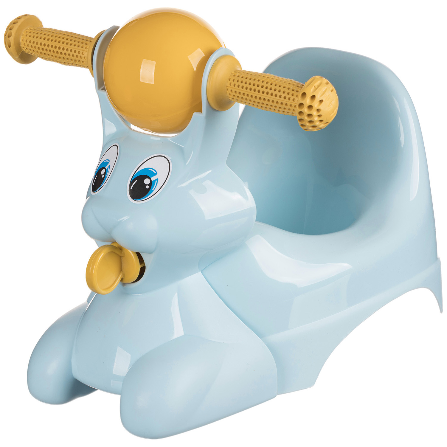 Горшок детский IDiland в форме игрушки Зайчик Lapsi голубой - фото 1