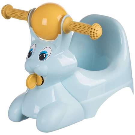 Горшок детский IDiland в форме игрушки Зайчик Lapsi голубой