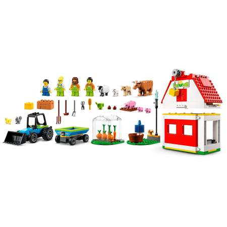 Конструктор LEGO City Амбар и животные 60346