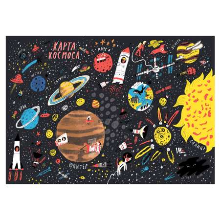 Постер Даринчи Карта космоса