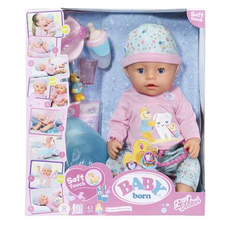 Кукла Zapf Creation Baby Born Чистим зубки 827-086