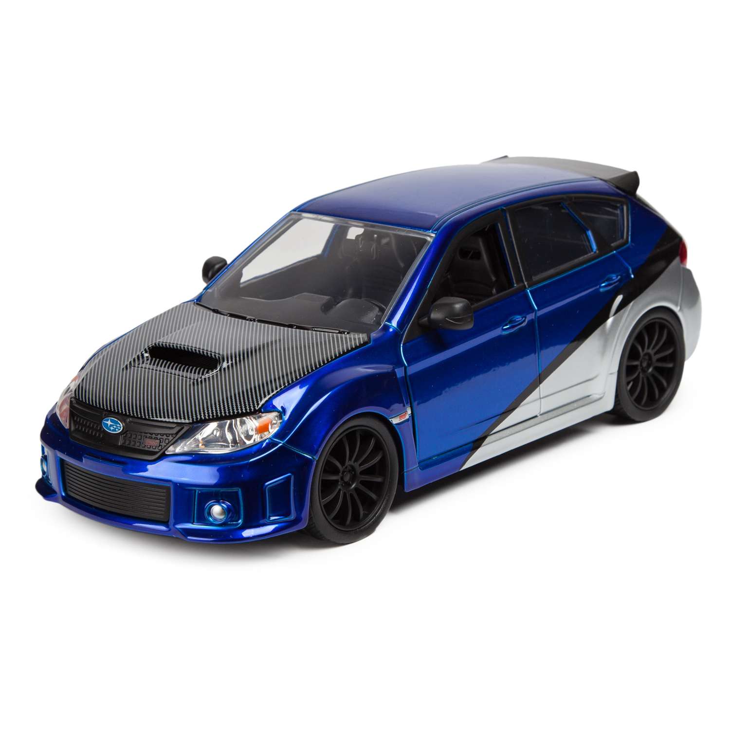 Машинка Fast and Furious Jada 1:24 2012 Subaru Impreza Wrx Sti Синяя 99514 99514 - фото 1