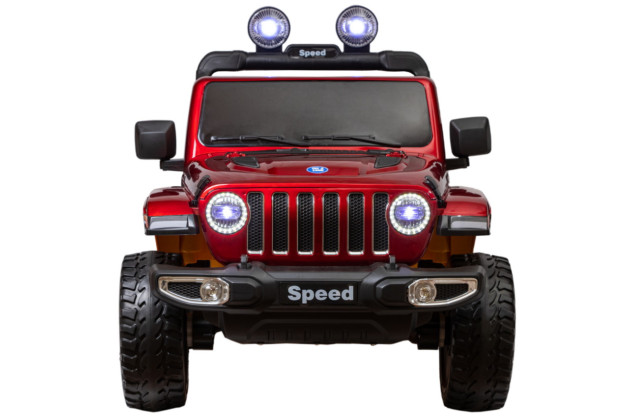 Электромобиль TOYLAND Джип Jeep Rubicon 5016 красный - фото 1