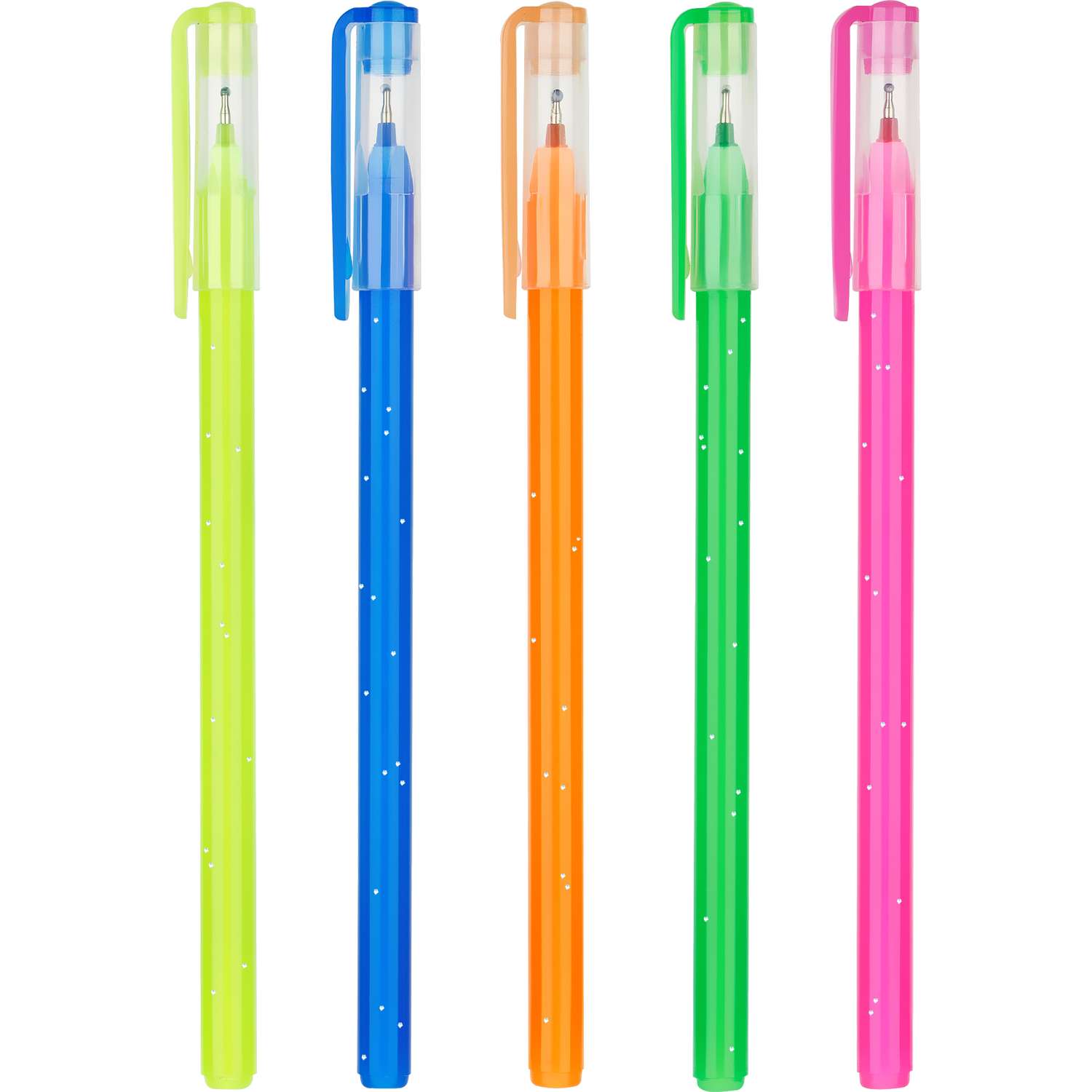 Ручка шариковая OfficeSpace Funfair neon Синяя BPFN_43143 - фото 2