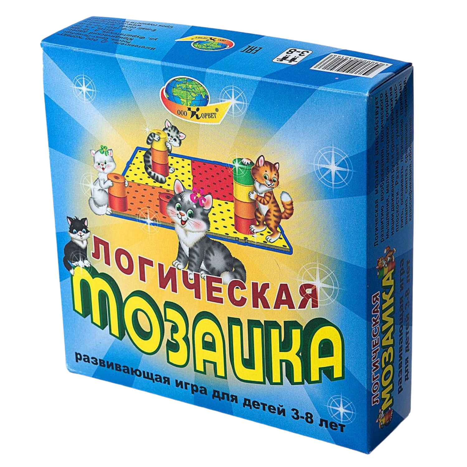 Развивающая игра Корвет Логическая мозаика - фото 1