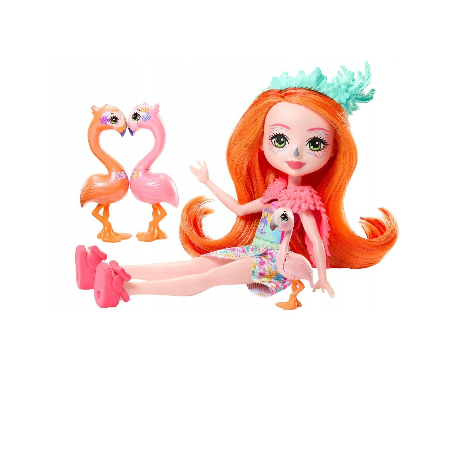 Кукла Enchantimals Семья Фламинго HRX85 HRX85 - фото 2