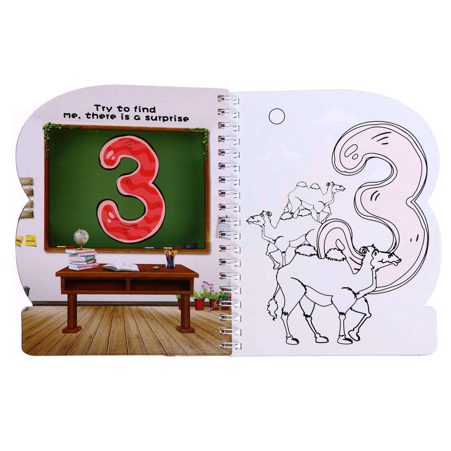 Книжка для рисования водой Sima-Land Учим цифры с маркером - фото 2