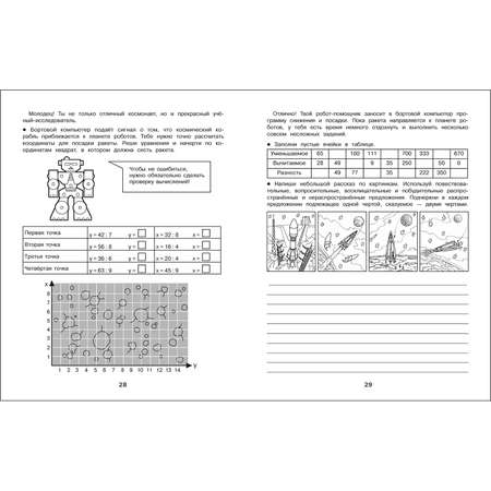 Рабочая тетрадь Домашние задания квест 3 класс Спасение планеты роботов